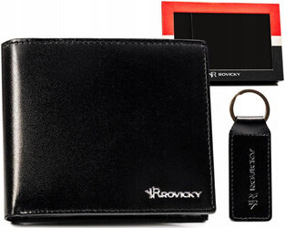 Leather wallet&key ring set ROVICKY R-SET-M-N992-KCS