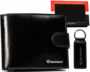 Leather wallet&key ring set ROVICKY R-SET-M-N992L-KCS