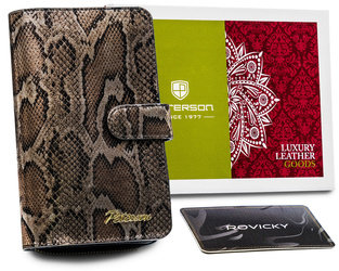 Leather women wallet PETERSON PTN BS-603