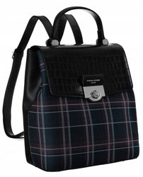Leatherette bagpack DAVID JONES 6630-2