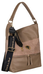 Leatherette handbag PETERSON PTN 21025