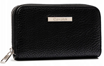Leatherette wallet 4U CAVALDI ABT-01-BL