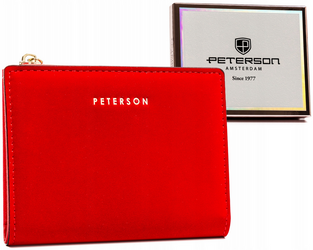 Leatherette wallet RFID PETERSON PTN 003-WEI