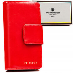 Leatherette wallet RFID PETERSON PTN 008-BH