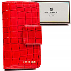 Leatherette wallet RFID PETERSON PTN 008-DS