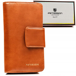Leatherette wallet RFID PETERSON PTN 008-F