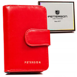 Leatherette wallet RFID PETERSON PTN 009-BH