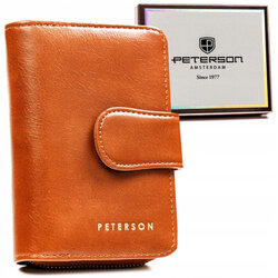 Leatherette wallet RFID PETERSON PTN 009-F