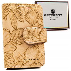 Leatherette wallet RFID PETERSON PTN 009-FL