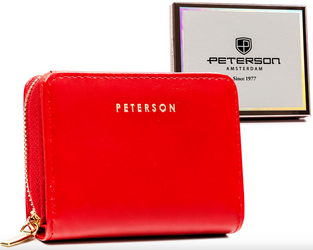 Leatherette wallet RFID PETERSON PTN 010-BH