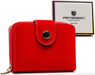 Leatherette wallet RFID PETERSON PTN 014-WEI