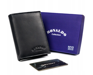 Leather's wallet RFID RONALDO 0104-D