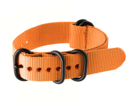 N01 NATO watch strap - orange - 20mm