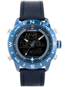 NAVIFORCE MEN'S WATCH - NF9144 (zn077e) - blue + box