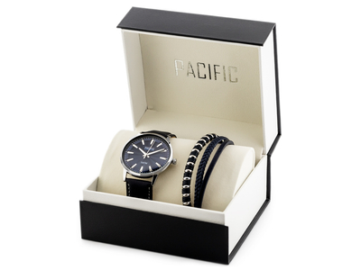 PACIFIC MEN'S WATCH X0087-07 - gift set (zy093d)