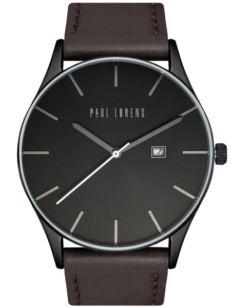 PAUL LORENS MALE WATCH - PL7028A2-1B2 (zg360e) + BOX