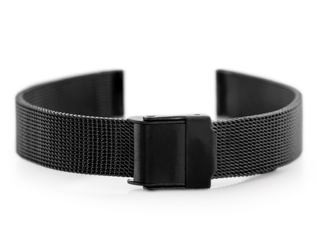 Pacific 04E bracelet - HQ mesh - black 12mm