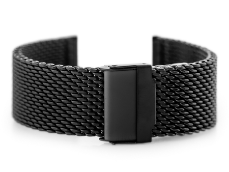 Pacific 10 bracelet - HQ mesh - black 20mm