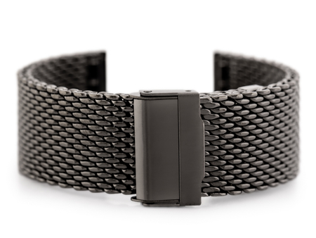 Pacific 12 bracelet - HQ mesh - graphite 24mm