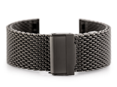 Pacific 12 bracelet - HQ mesh - graphite 26mm