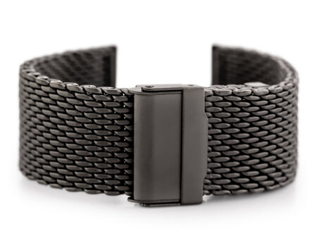 Pacific 12 bracelet - HQ mesh - graphite matte 20mm