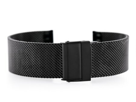 Pacific M6 bracelet - HQ mesh - black 18mm