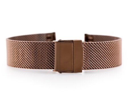 Pacific M6 bracelet - HQ mesh - brown 12mm