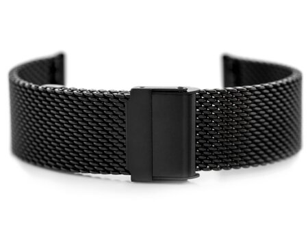 Pacific M8 bracelet - HQ mesh - black 18mm