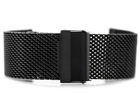 Pacific M8 bracelet - HQ mesh - black 22mm