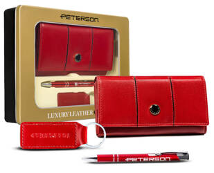 Peterson wallet+pendant+pen set PTN ZD36