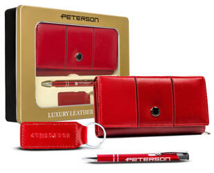 Peterson wallet+pendant+pen set PTN ZD37