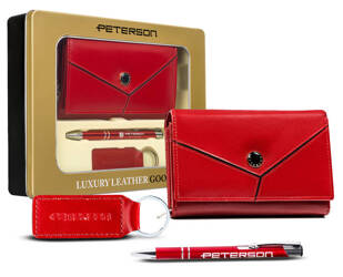 Peterson wallet+pendant+pen set PTN ZD38