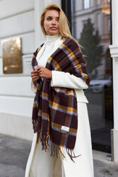 Plaid fabric women scarf Gerard Pasquier GP-HH