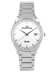 RUBICON RNDD60 MEN'S WATCH (zr078a) - steel