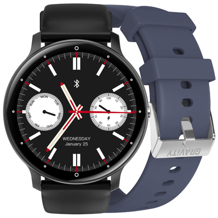 SMARTWATCH UNISEX GRAVITY GT1-1 PRO - BLUETOOTH CONNECTIONS, ADDITIONAL PASSAGE (sg027a)