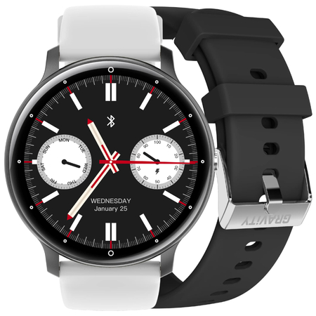 SMARTWATCH UNISEX GRAVITY GT1-4 PRO - BLUETOOTH CONNECTIONS, ADDITIONAL PASSAGE (sg027d)