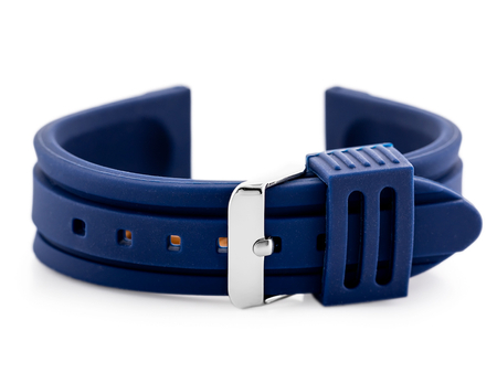 U09 rubber watch strap - navy blue - 22mm