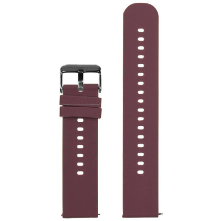 U27 rubber watch strap - purple/black - 20mm