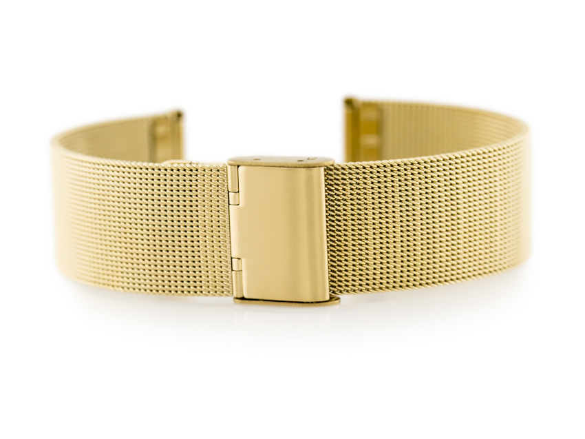 301G bracelet - HQ mesh - gold - 22mm