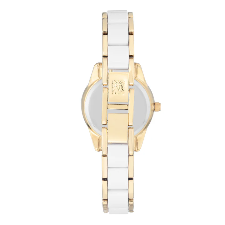 Anne Klein Gold-Tone WOMEN'S WATCH AK-3212WTGB + BOX