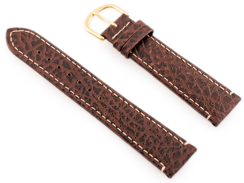 BISSET BS-101 leather watch strap - 20mm