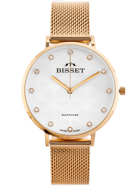 BISSET BSBF32 WOMEN'S WATCH (zb581g) - SAFETY GLASS