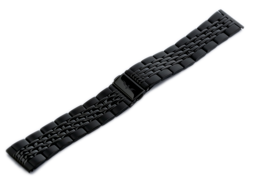 Bisset bracelet (bb017c) - black 20mm