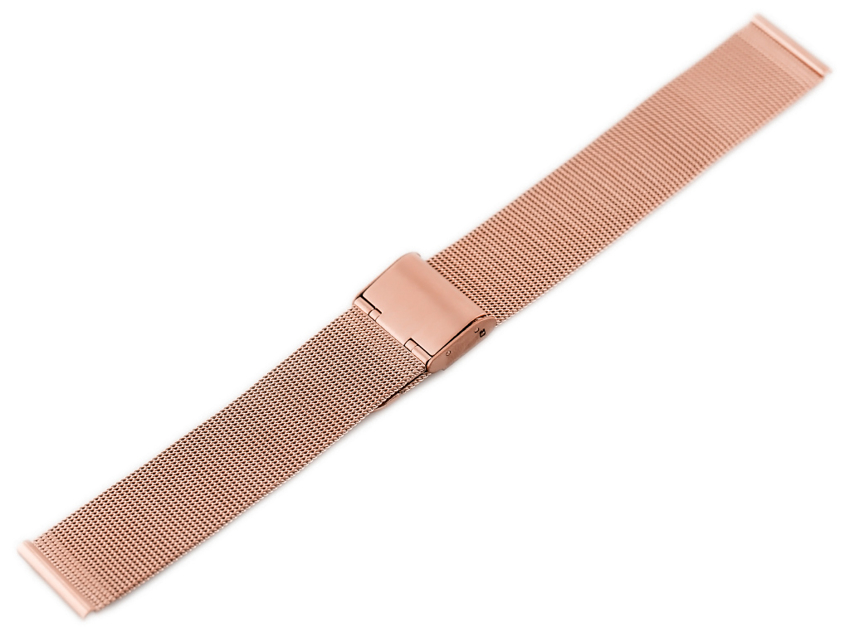 Bracelet 301RG - HQ mesh - rosegold - 18mm