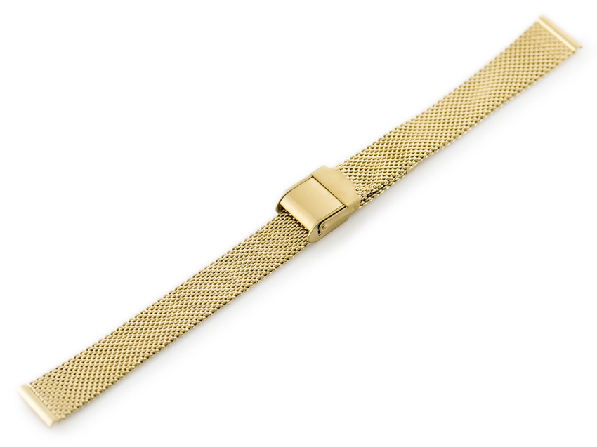 Bracelet 302G - HQ mesh - gold - 14mm