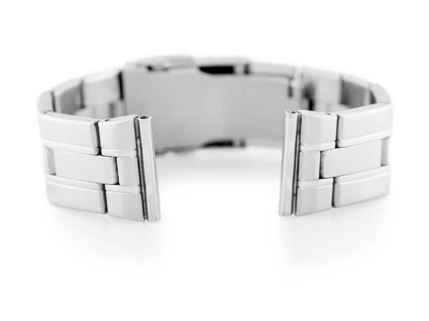 Bracelet 605S - HQ steel - silver - 22mm 