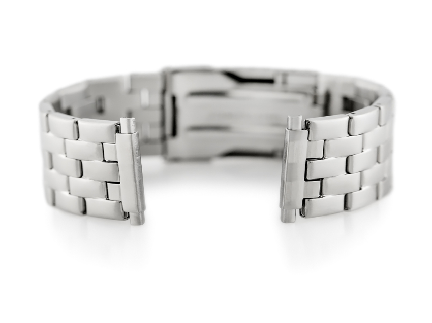 Bracelet 607S - HQ steel - silver - 16-22mm