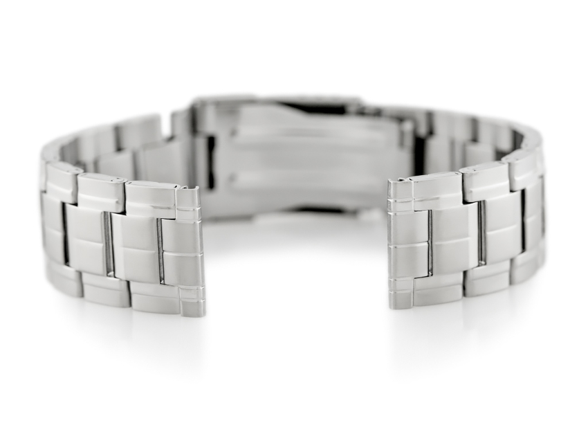 Bracelet 611S - HQ steel - silver - 20mm