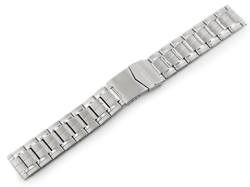 Bracelet 611S - HQ steel - silver - 20mm