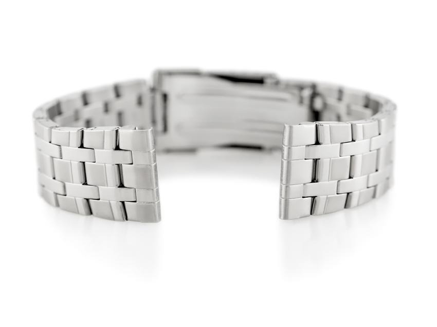 Bracelet 613S v2 - HQ steel - silver - 20mm